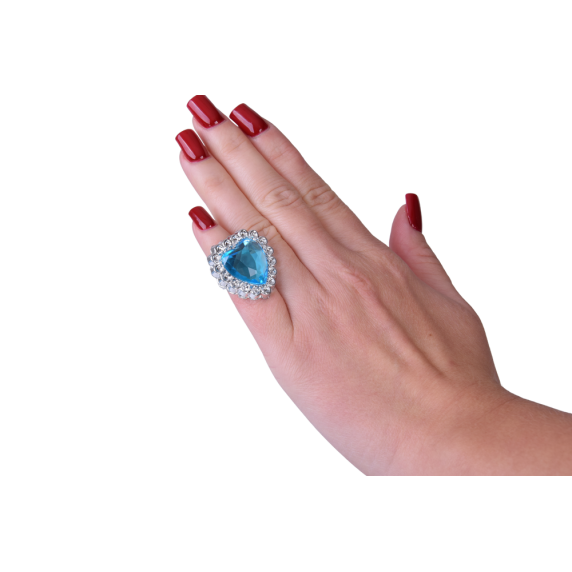 Jégkirálynő hercegnő jelmez, köpeny és ékszerszett PRINCESS - Kék