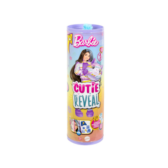 Bábika Barbie Cutie Reveal ZEBRA s príslušenstvom MATTEL