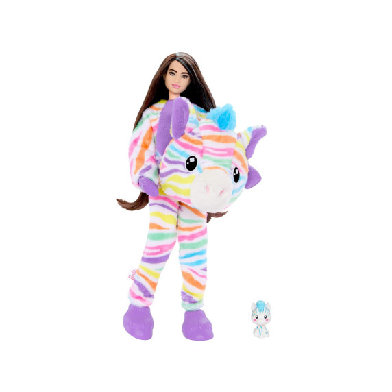Bábika Barbie Cutie Reveal ZEBRA s príslušenstvom MATTEL