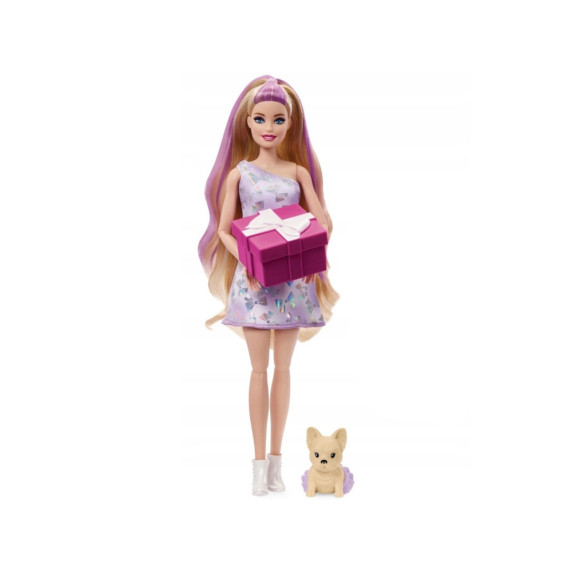 Bábika Barbie Party Unboxed Narodeninová edícia s príslušenstvom MATTEL