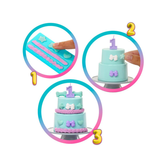 Bábika Barbie Party Unboxed Narodeninová edícia s príslušenstvom MATTEL - modrá