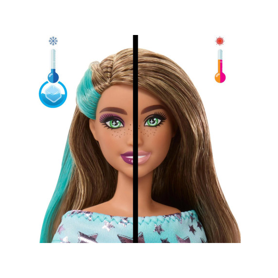 Bábika Barbie Party Unboxed Narodeninová edícia s príslušenstvom MATTEL - modrá