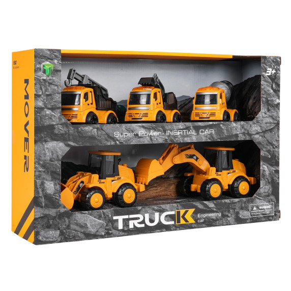 Sada stavebných vozidiel 5 kusov TRUCK MOVER