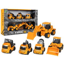 Sada stavebných vozidiel 5 kusov TRUCK MOVER - 