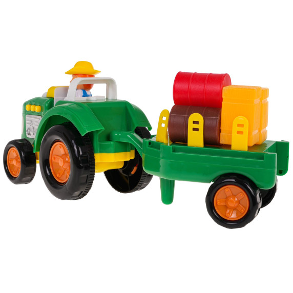 Tractor interactiv cu remorcă și accesorii - Inlea4Fun FARM SET