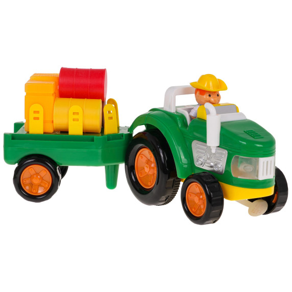 Tractor interactiv cu remorcă și accesorii - Inlea4Fun FARM SET