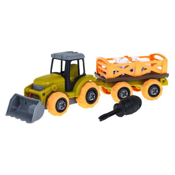 Tractor cu  remorcă cu accesori -  Inlea4Fun FARM TRUCK