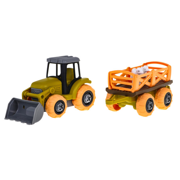 Tractor cu  remorcă cu accesori -  Inlea4Fun FARM TRUCK