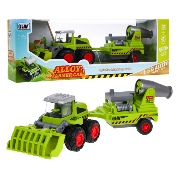 Vehicul agricol de jucărie pentru copii 1:55 - Alloy Farmer car