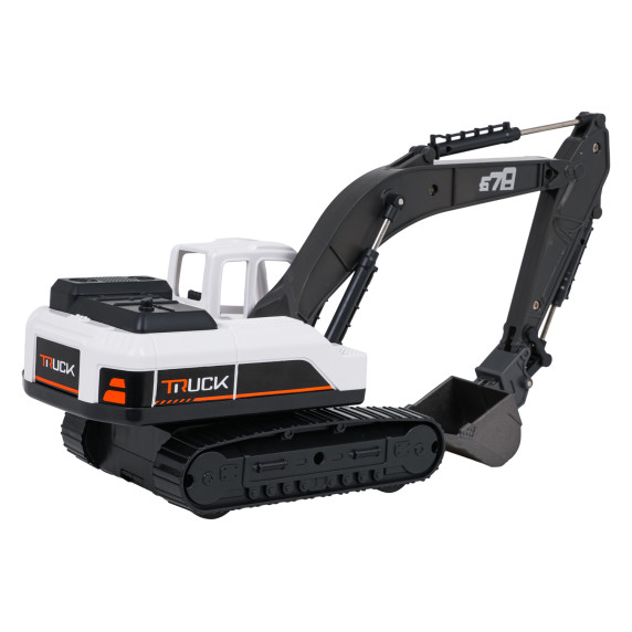 Excavator metalic alb – ENGINEERING VEHICLE SERIES