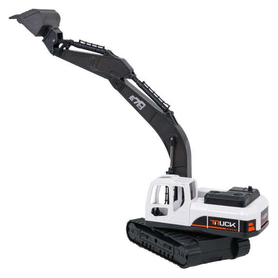 Excavator metalic alb – ENGINEERING VEHICLE SERIES