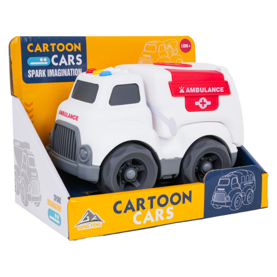 Interaktív mentőautó CARTOON CARS Ambulance
