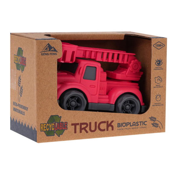 Mașina de pompieri bioplastic - Inlea4Fun TRUCK