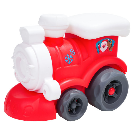Trenuleț de Crăciun cu vagoane de sortare - BUILDING BLOCK TRAIN
