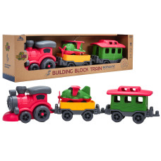 Vláčik z bioplastu BUILDING BLOCK TRAIN - 