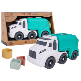 Szemetesautó formabedobóval BIOPLASTIC Truck - 
