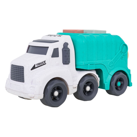 Szemetesautó formabedobóval BIOPLASTIC Truck
