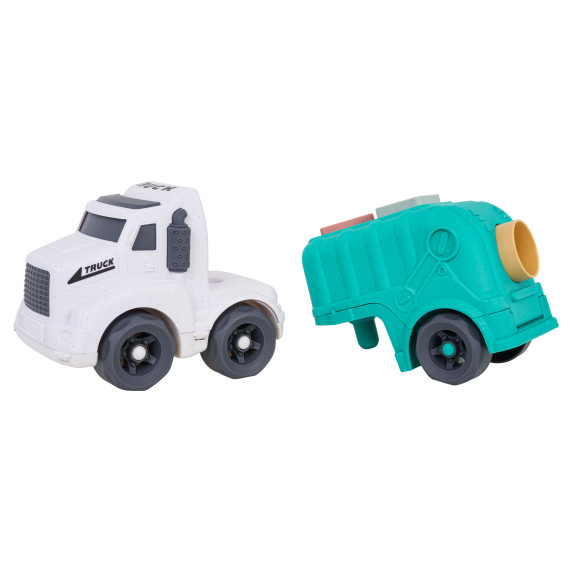 Szemetesautó formabedobóval BIOPLASTIC Truck