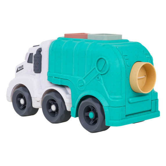 Szemetesautó formabedobóval BIOPLASTIC Truck