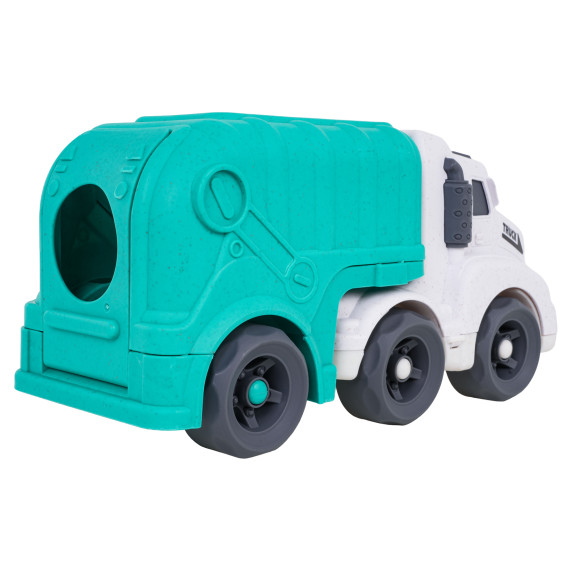 Szemetesautó formabedobóval BIOPLASTIC Truck