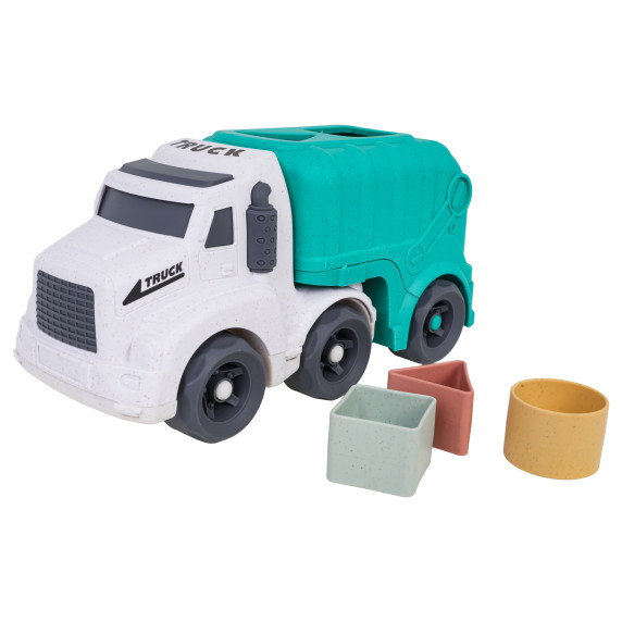 Szemetesautó formabedobóval BIOPLASTIC Truck