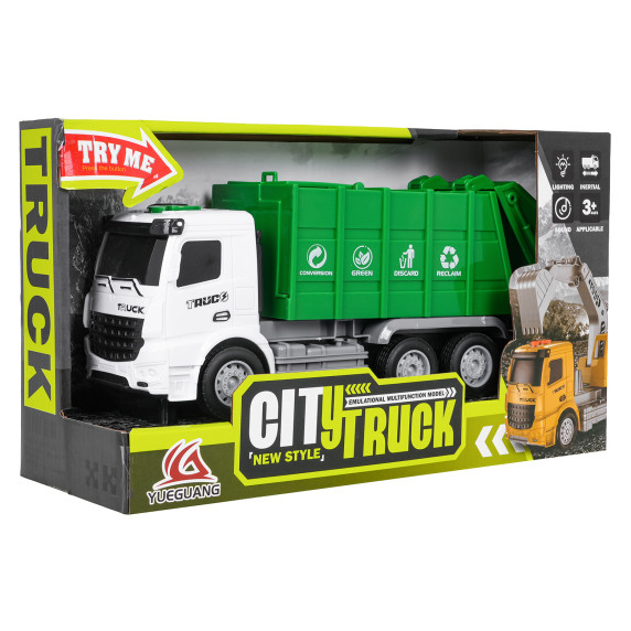 Interaktívne smetiarske auto CITY TRUCK