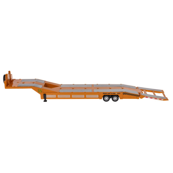 Set interactiv de vehicule de construcții cu camion de tractare - GLW TRAILER