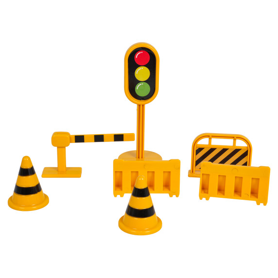 Set interactiv de vehicule de construcție cu accesorii – ENGINEERING VEHICLE