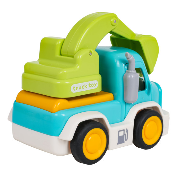 Set interactiv de vehicule de construcție cu accesorii – ENGINEERING VEHICLE