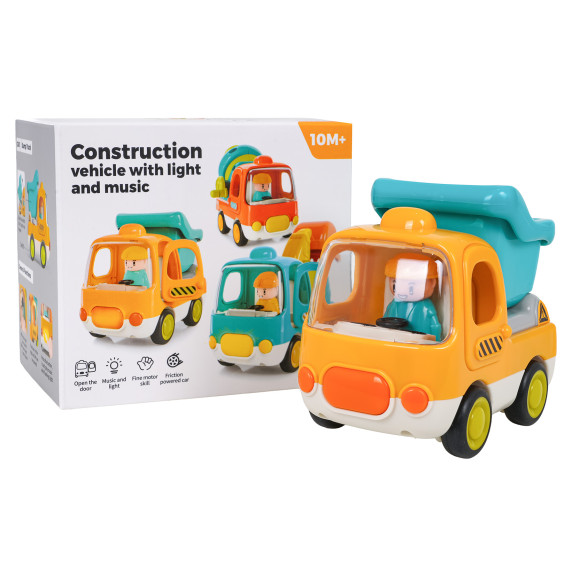 Basculantă interactivă cu funcții sonore și luminoase  CONSTRUCTION VEHICLE