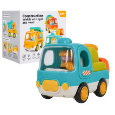 Interaktívny bager pre najmenších CONSTRUCTION VEHICLE - 