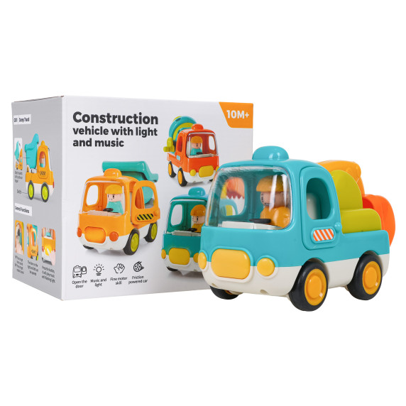 Interaktívny bager pre najmenších CONSTRUCTION VEHICLE