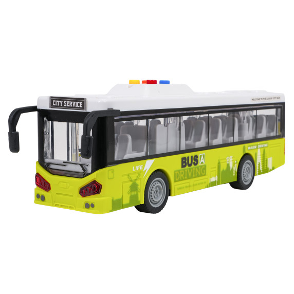 Interaktívny autobus 1:16 CITY BUS SERIES - zelený