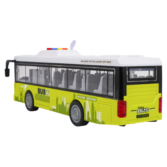 Interaktívny autobus 1:16 CITY BUS SERIES - zelený