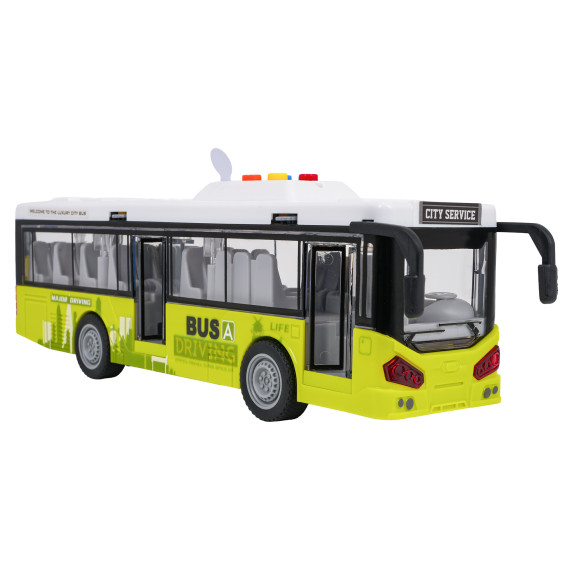 Interaktívny autobus 1:16 CITY BUS SERIES - zelený