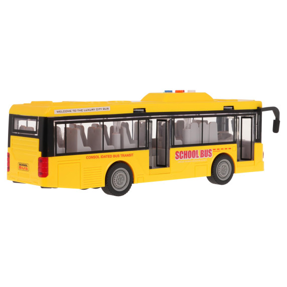 Interaktívny školský autobus 1:16 SCHOOL BUS - žltý