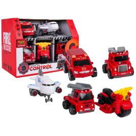 Súprava hasičských vozidiel 1:36 FIRE RESCUE - 