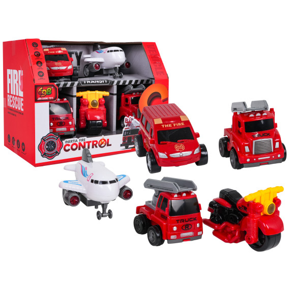 Súprava hasičských vozidiel 1:36 FIRE RESCUE