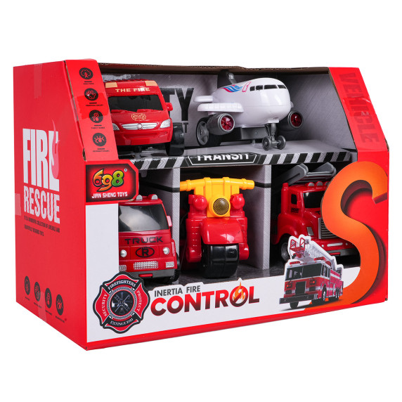 Súprava hasičských vozidiel 1:36 FIRE RESCUE