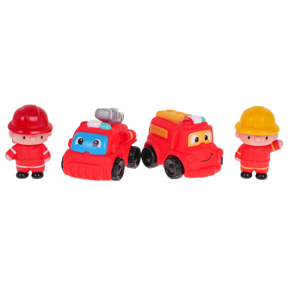 Set de pompieri cu vehicule - Inlea4Fun THE FIRE TRUCK