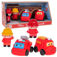 Set de pompieri cu vehicule - Inlea4Fun THE FIRE TRUCK - 