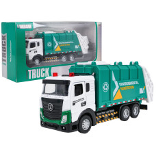 Interaktívne kovové smetiarske auto SANITATION TRUCK - 