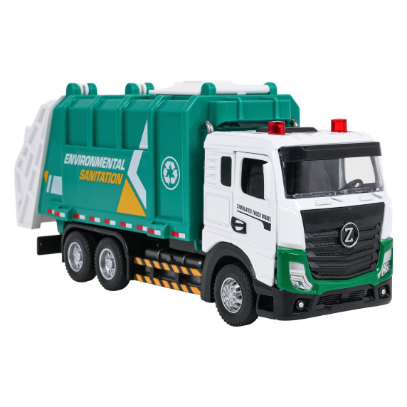 Interaktívne kovové smetiarske auto SANITATION TRUCK