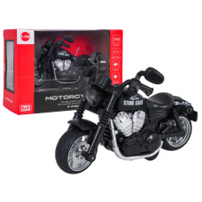 Motocicletă cu funcții de lumini și sunet - negru - 