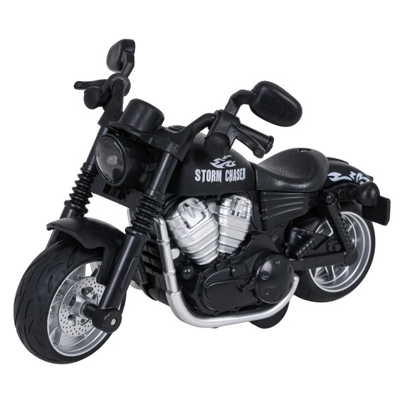 Motocicletă cu funcții de lumini și sunet - negru