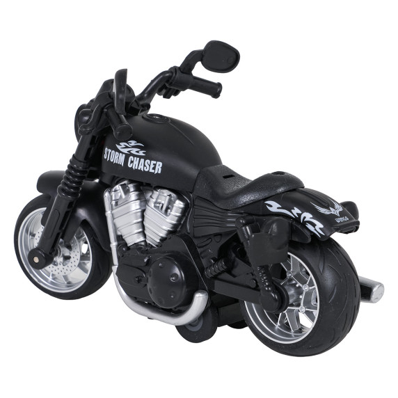Motocicletă cu funcții de lumini și sunet - negru