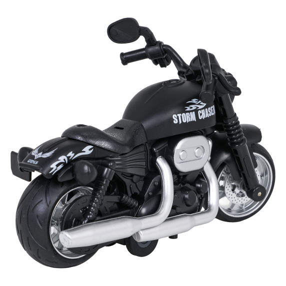 Motocicletă cu funcții de lumini și sunet - negru