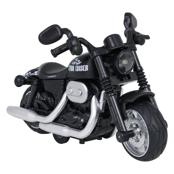 Motocicletă cu funcții de lumini și sunet - negru
