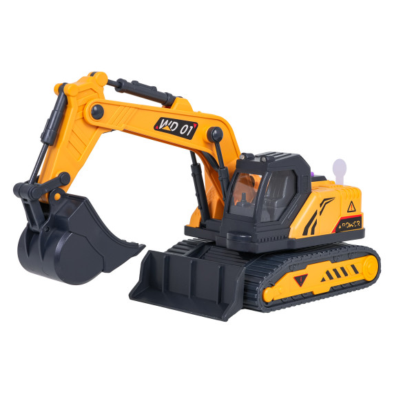 Excavator de jucărie interactiv – scară 1:18 ENGINEERING VEHICLE