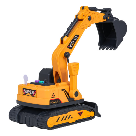 Excavator de jucărie interactiv – scară 1:18 ENGINEERING VEHICLE